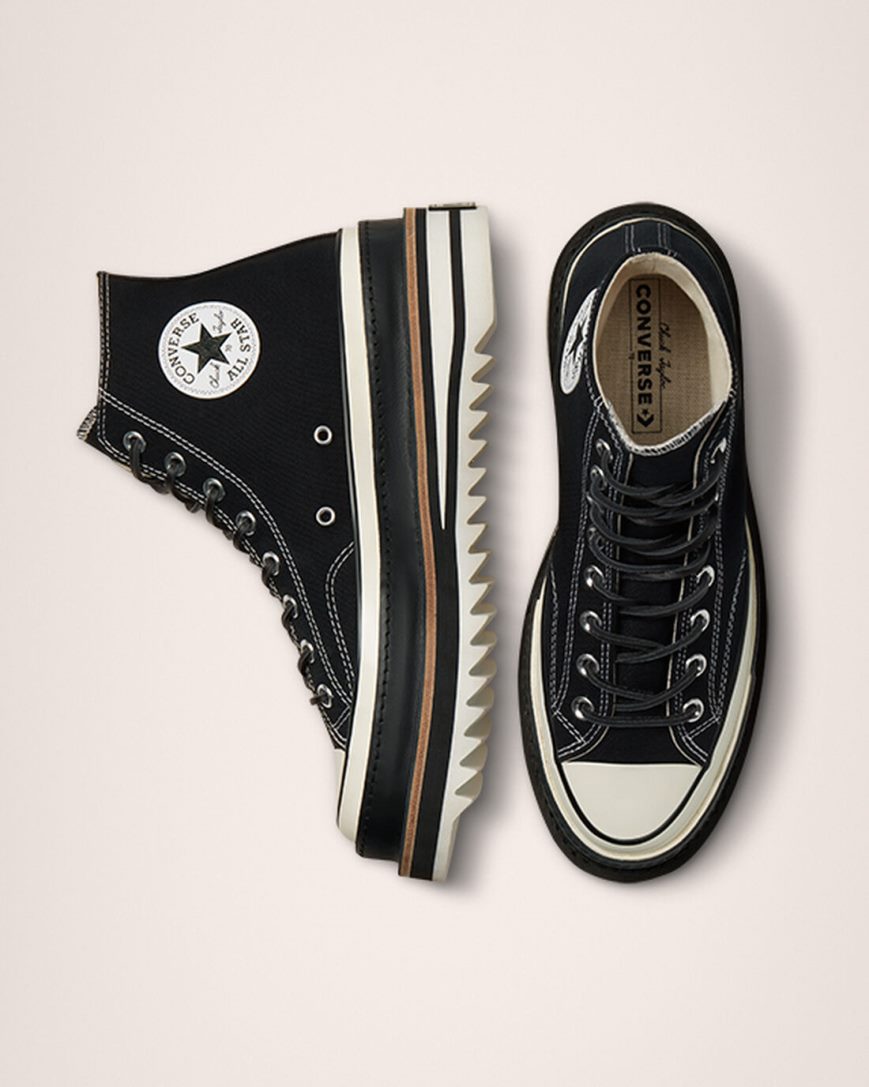 Men's Converse Chuck 70 Trek High Top Shoes Black | AU 08C94M
